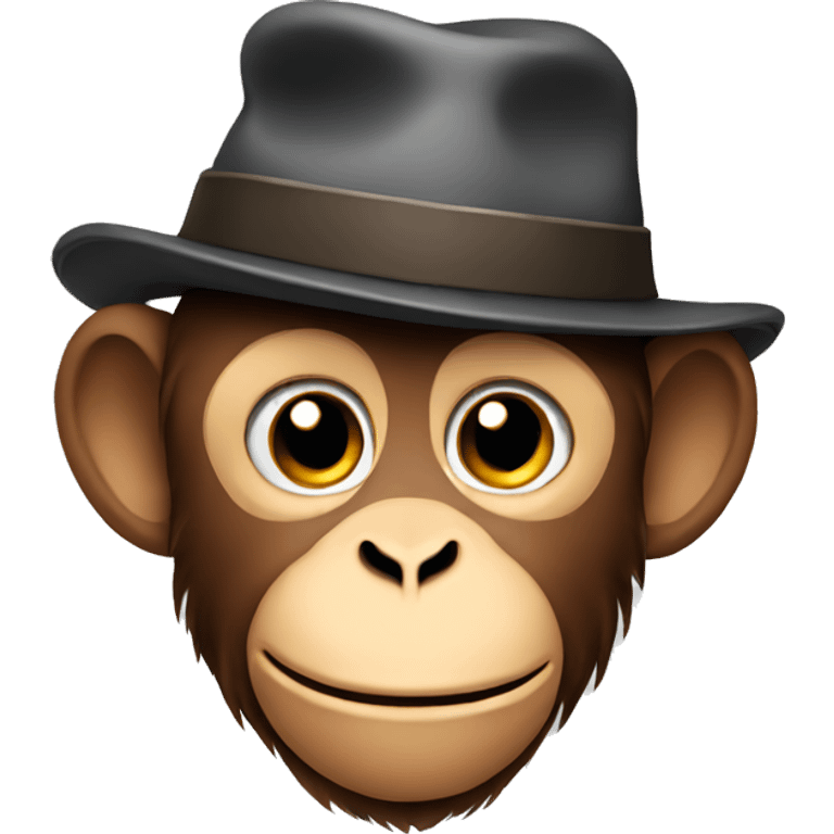 monkey in a hat emoji