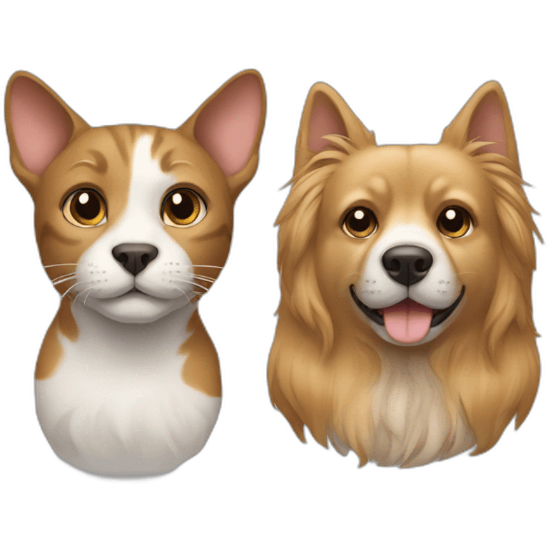 cat+dog emoji