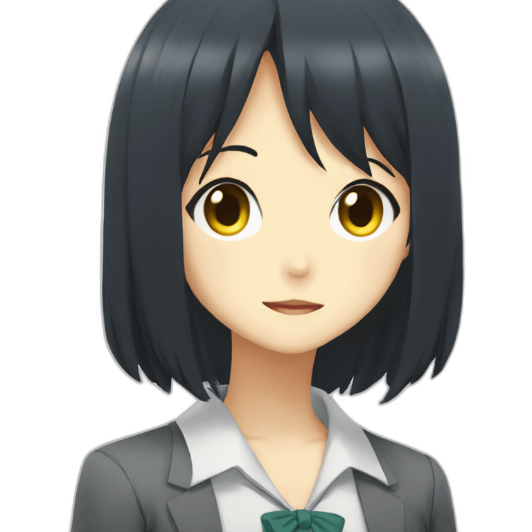 Tomoko from Watamote emoji