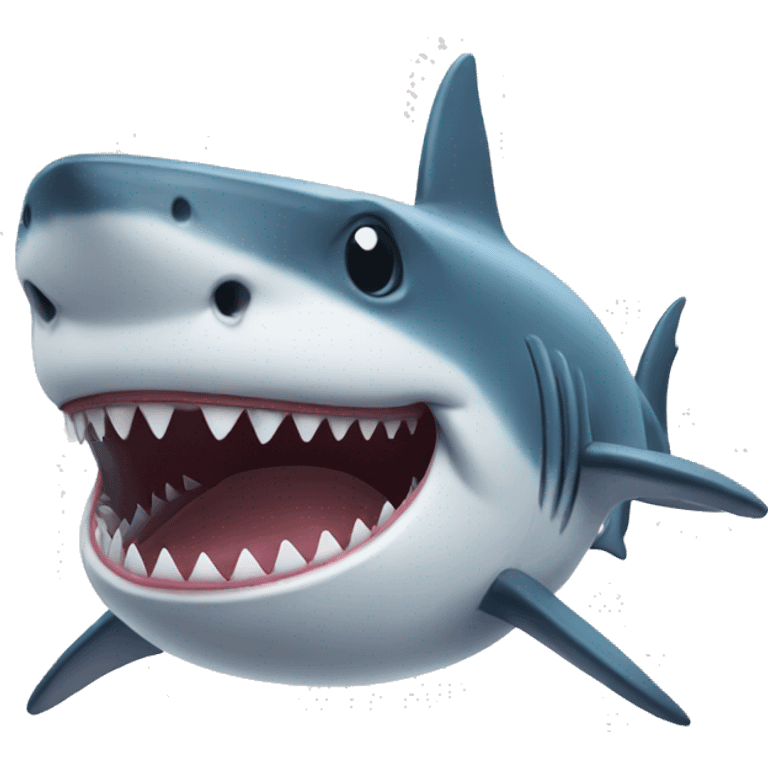 Shark smiling emoji