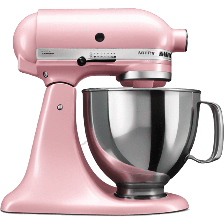 Realistic light pink kitchenaid mixer  emoji