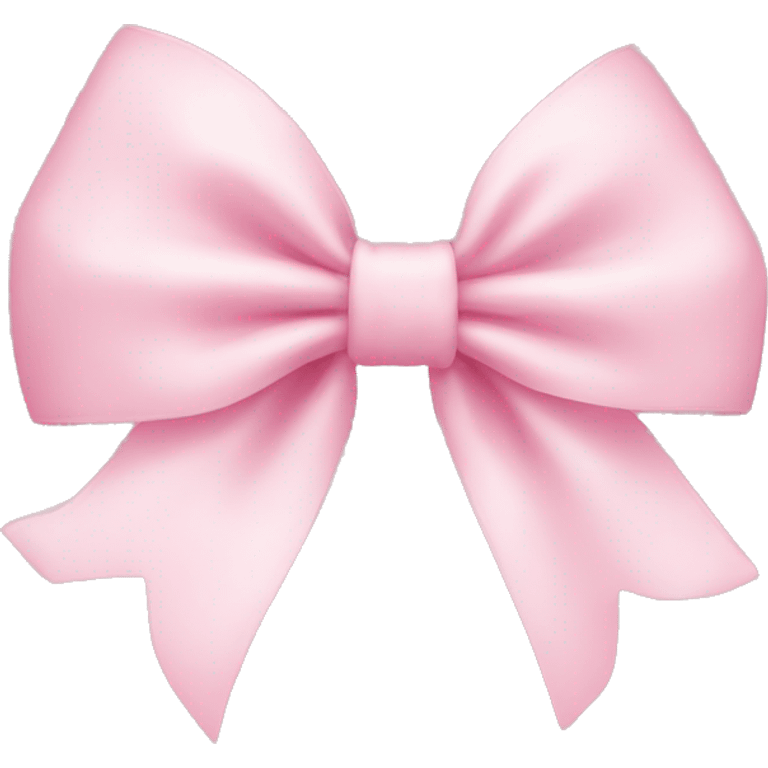 Baby pink bow emoji