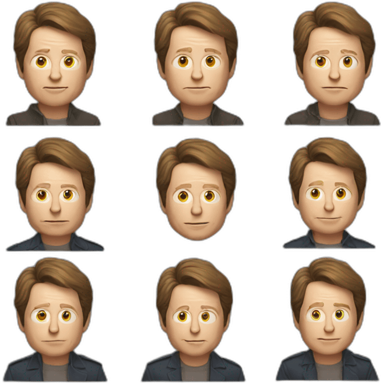 Michael J. Fox emoji