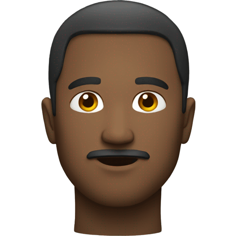 man facing sideways emoji