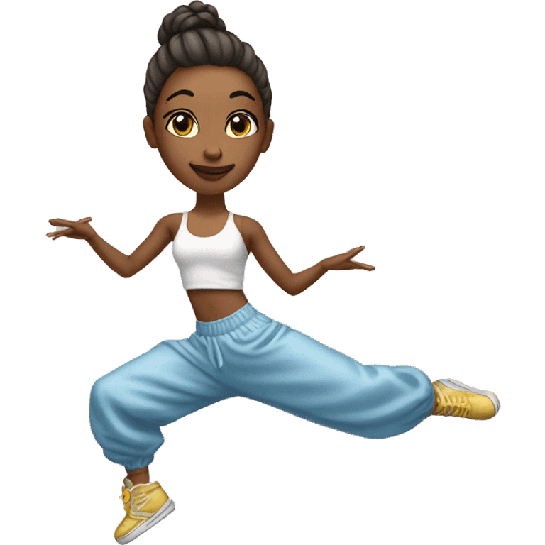 Bailarina de hip hop emoji