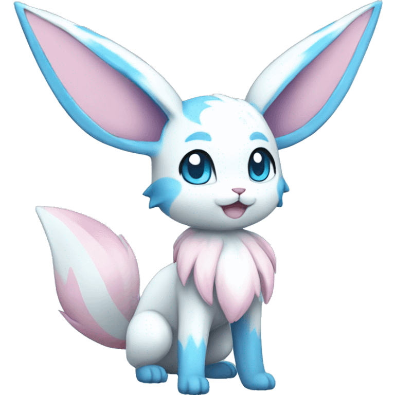 Glaceon-Sylveon full body emoji