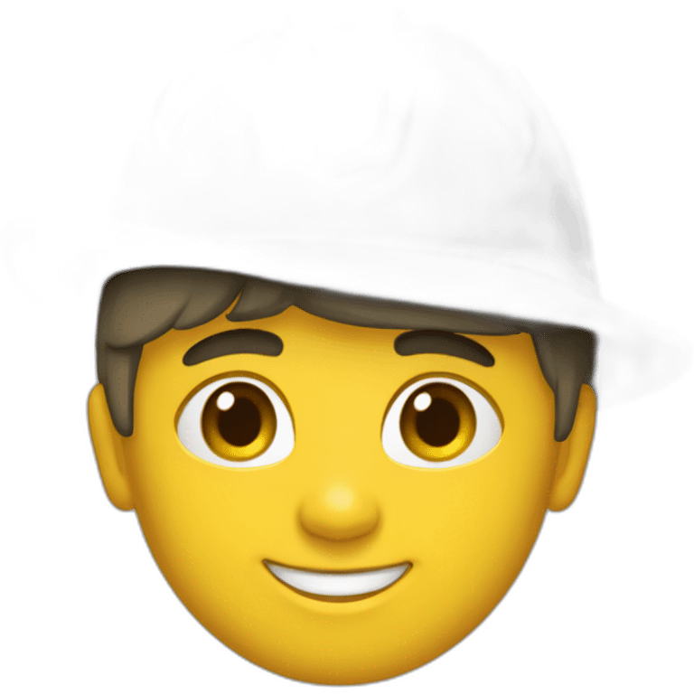 Jeune sapeur pompier blanc emoji