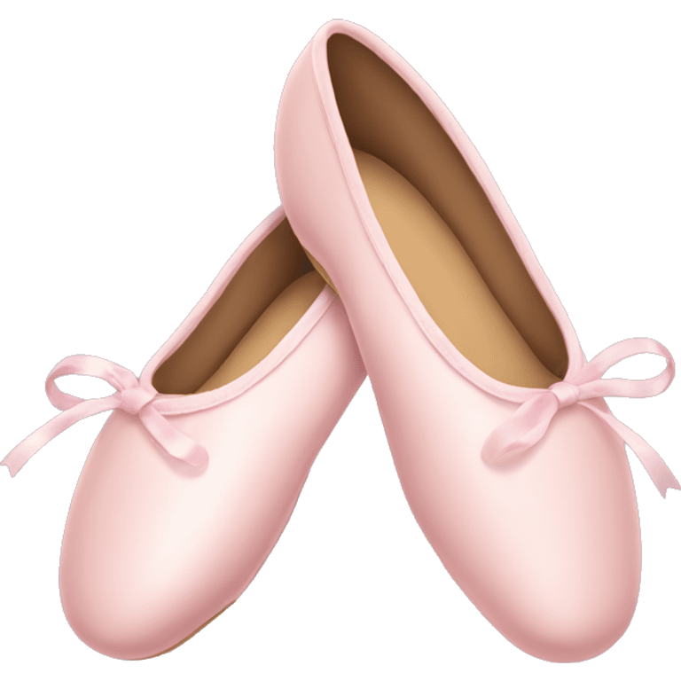 Pale pink ballet shoes emoji