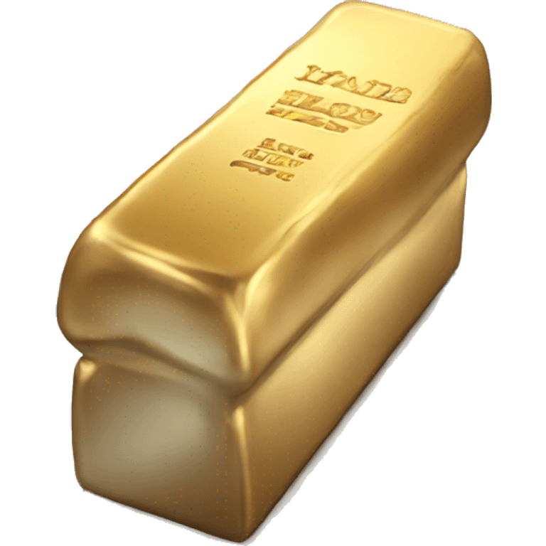 Gold bar emoji