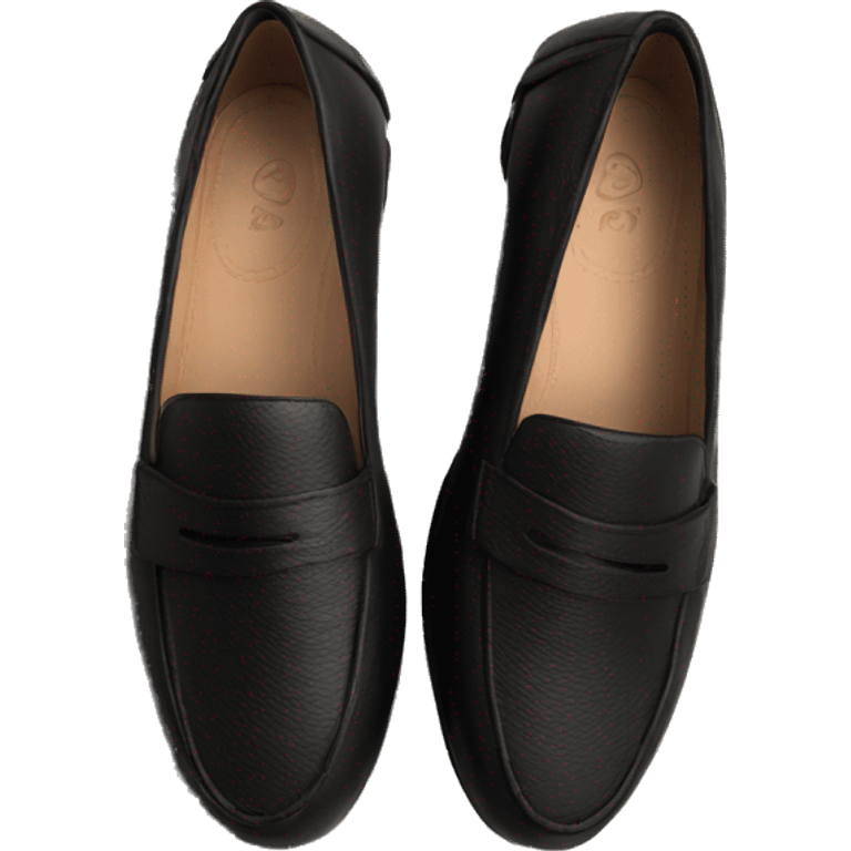 Loafers black emoji