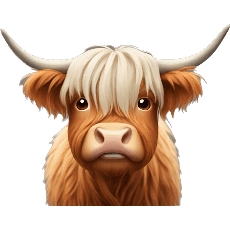 Highland cow emoji