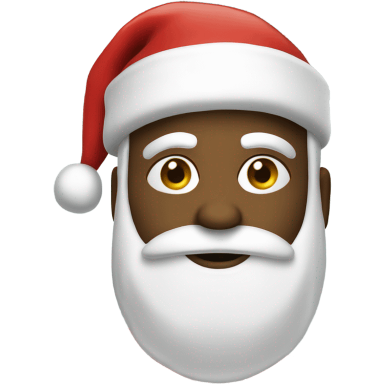 Saluting Santa emoji