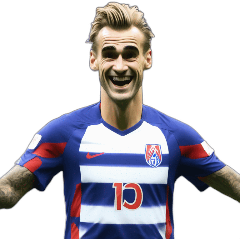 griezman à l’olympique de Lyon emoji