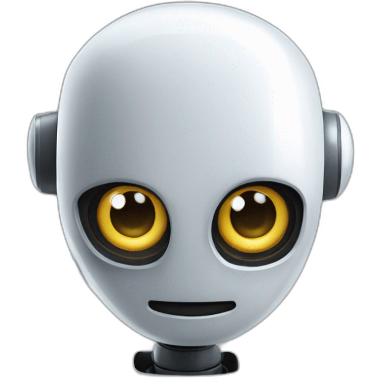 robot qui souhaite la bienvenu emoji