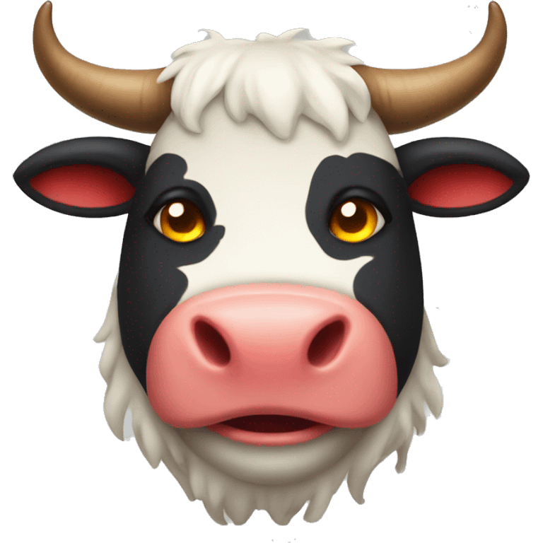 Devil cow emoji