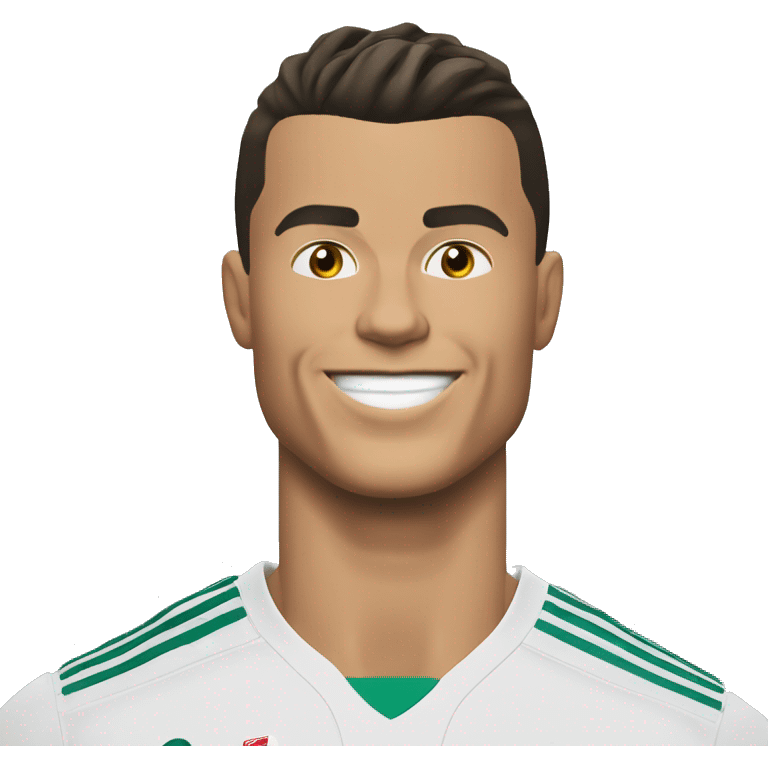 Christiano ronaldo qui jubile après un but emoji