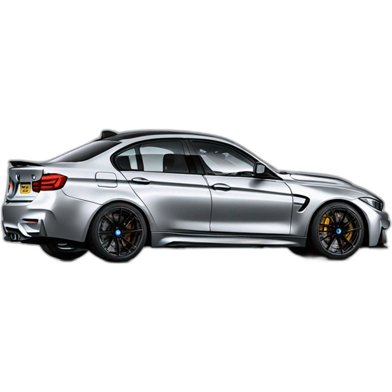 bmw f80 m3 cs silver emoji