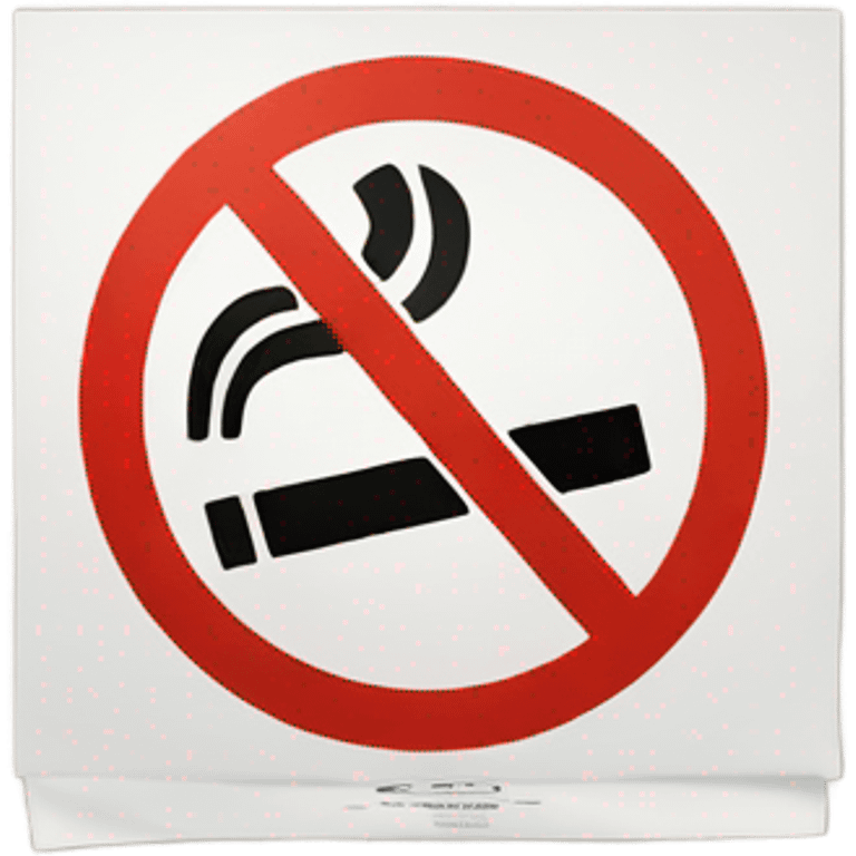 No smoking sign emoji