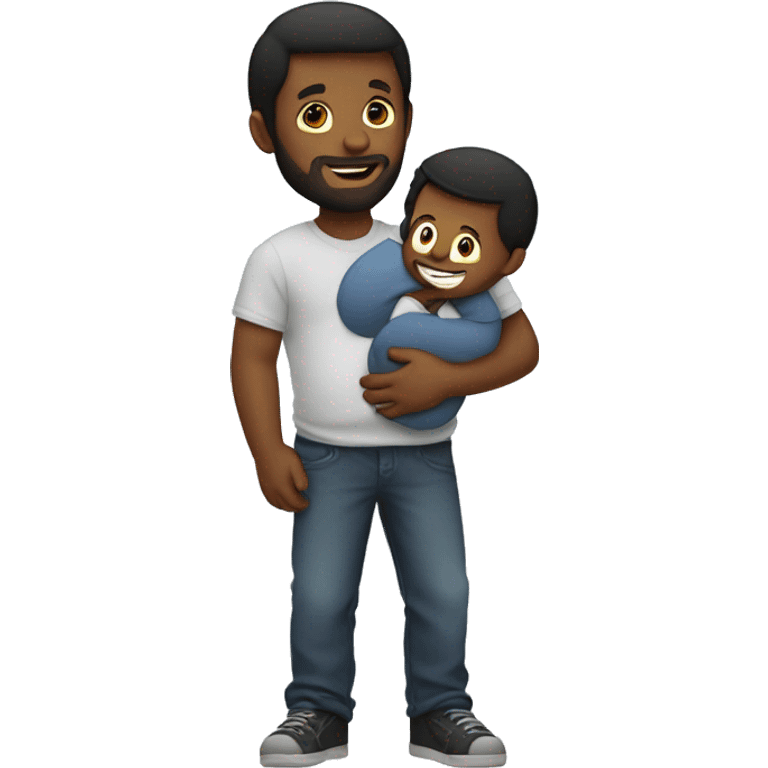 Josh carrying Jom’s child in his belly emoji