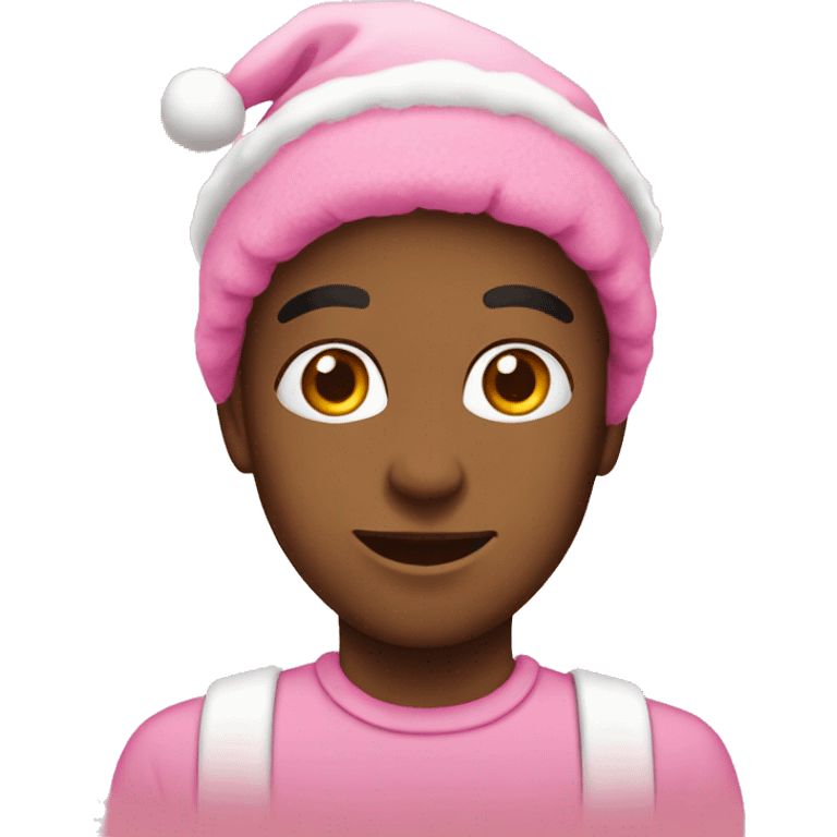 pink christmas  emoji