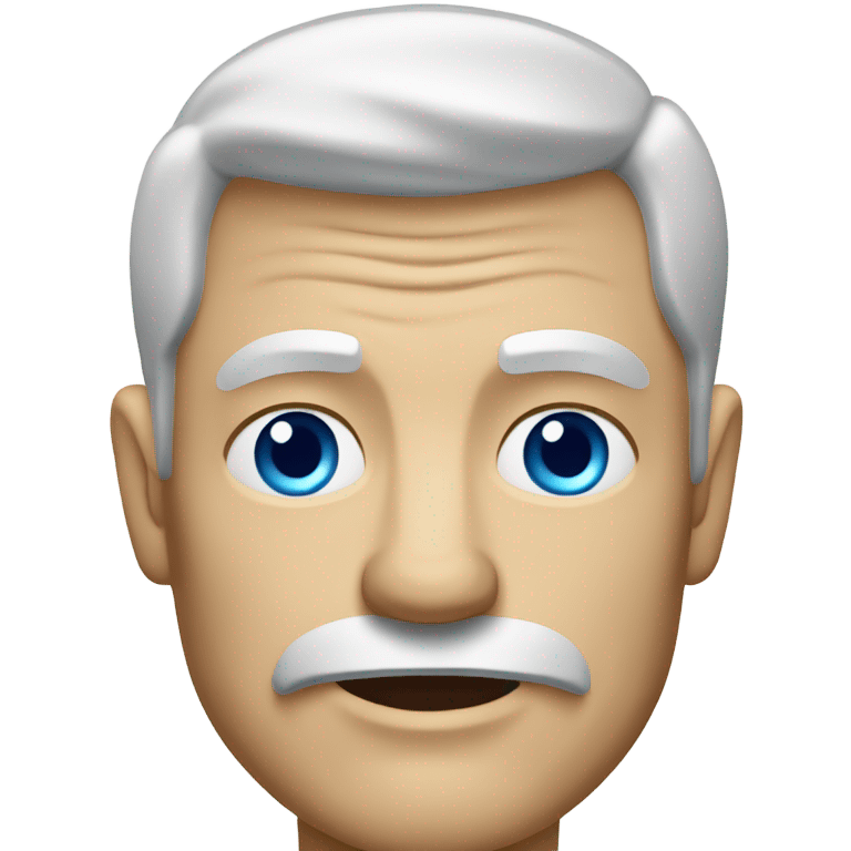  old man with blonde hair and blue eyes with huge muscles emoji