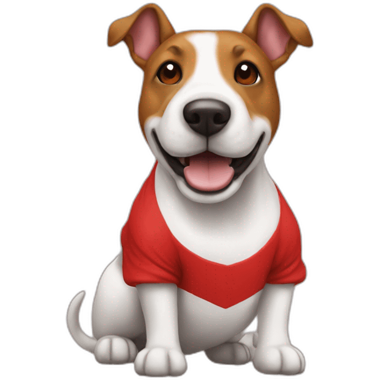 mario-sitting-on-red-white-english-bull-terrier emoji