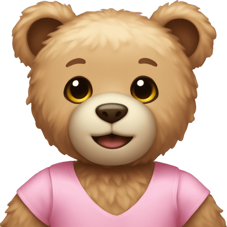 Teddybear with 🎀 emoji