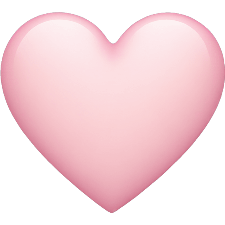 light pink heart emoji