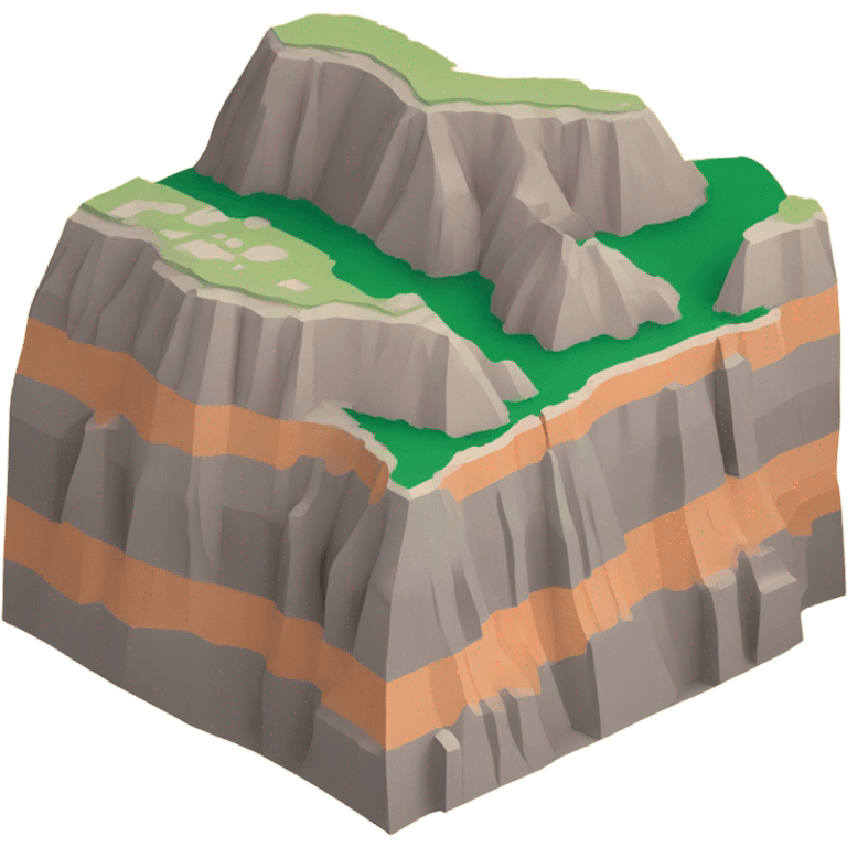 Badlands National Park isometric emoji