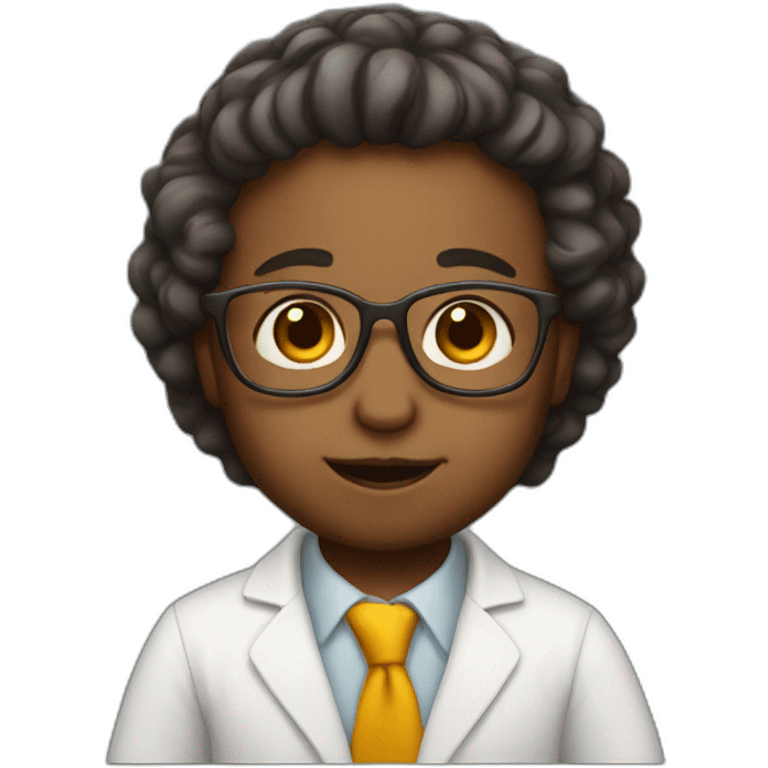 Professor toddler emoji