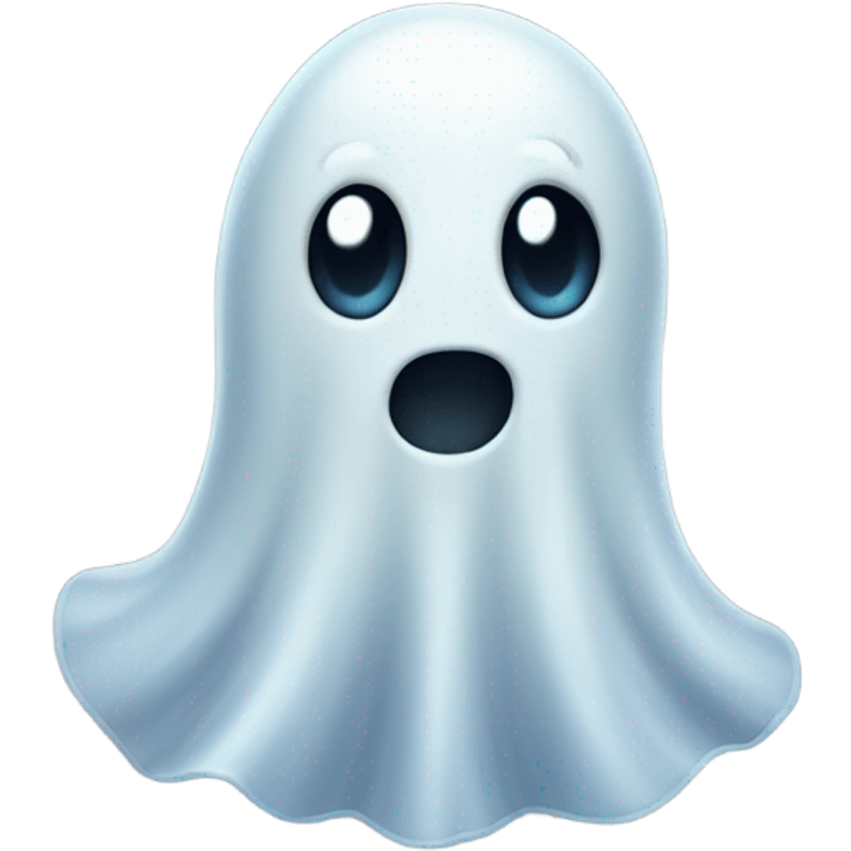 Cute realistic ghost  emoji