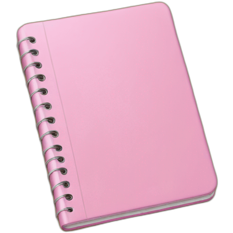 pink notebook emoji