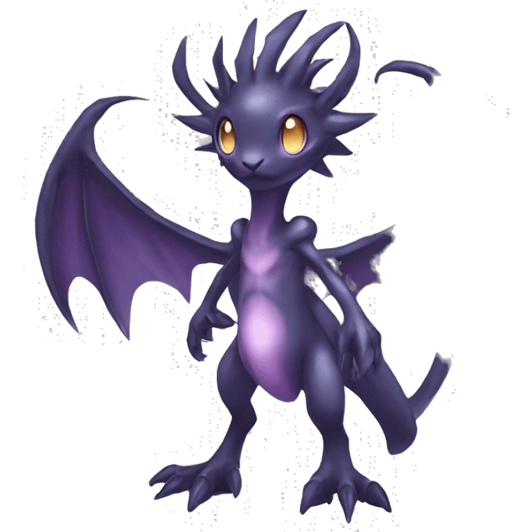 cute cool edgy sharp eldritch ethereal magical Digimon-Fakemon-animal full body emoji