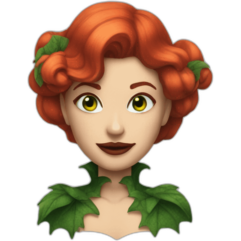 Poison ivy from batman emoji