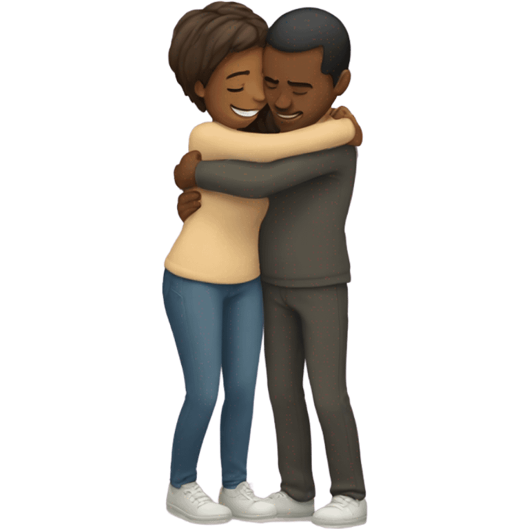 Couple hug emoji