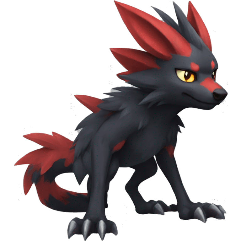 Nargacuga-Litten-Zoroark full body emoji