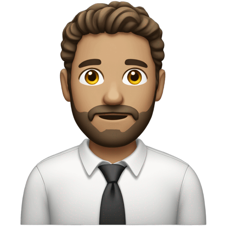 dev-short beard-brunette-wavyhair-working-pc emoji