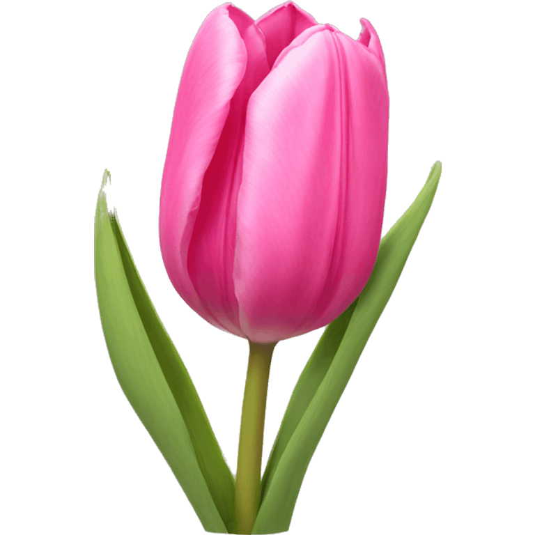 pink tulip emoji