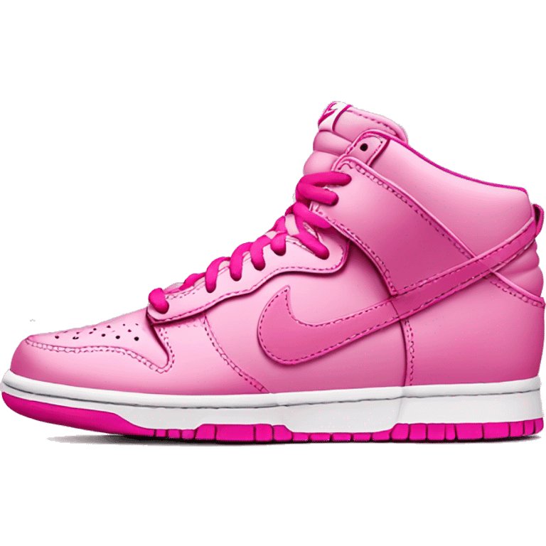 Pink Nike dunks emoji