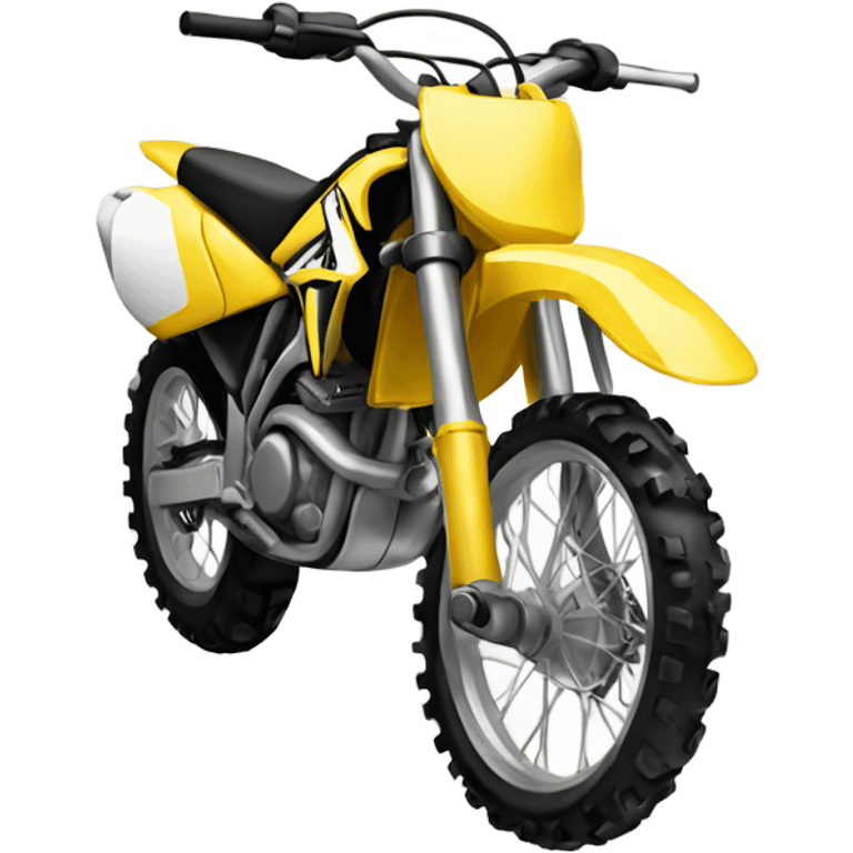 yellow dirtbike emoji