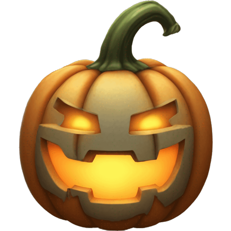 glowing Jack-o-lantern emoji