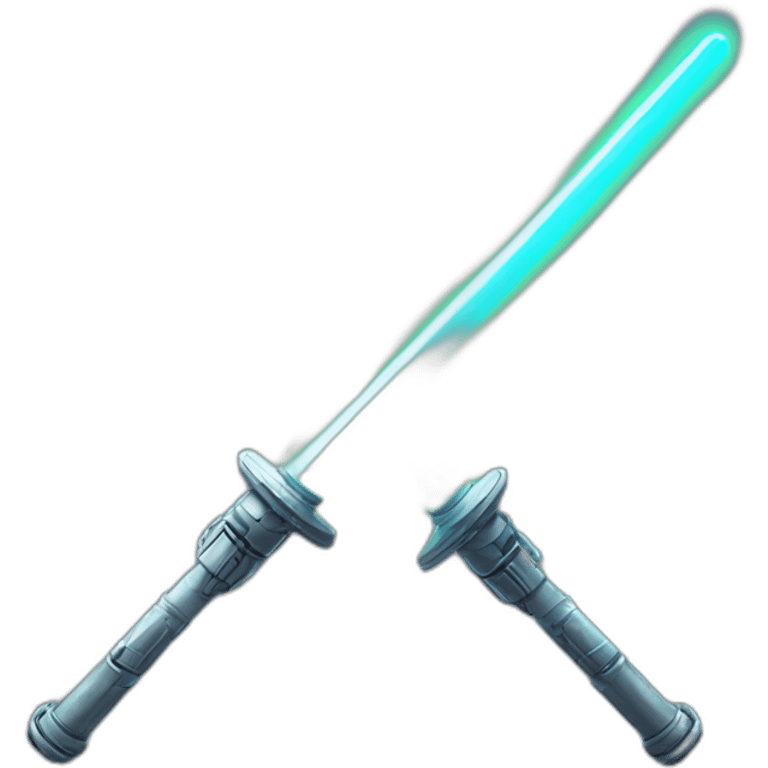 Neon Light sabre emoji