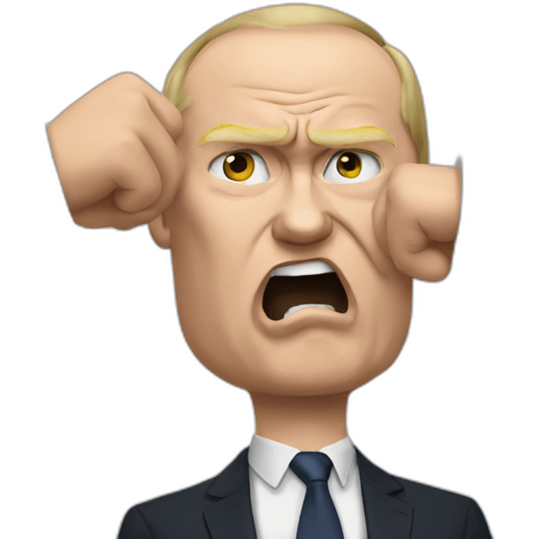 Putin punching trump emoji