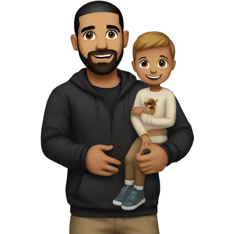 drake with a child emoji