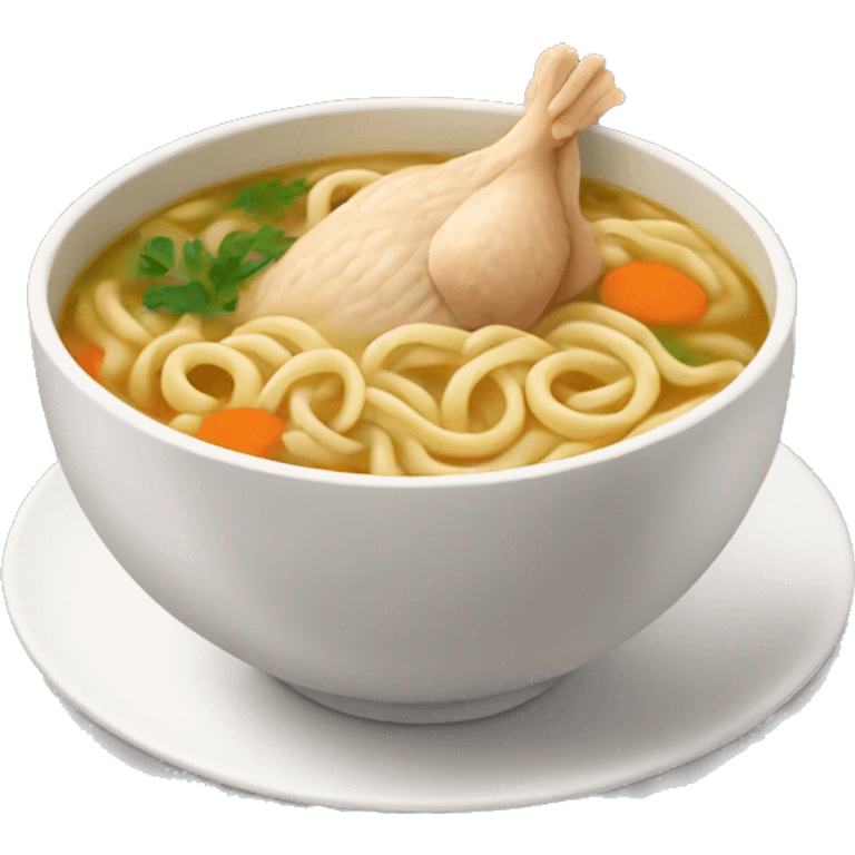 Chicken noodle soup  emoji