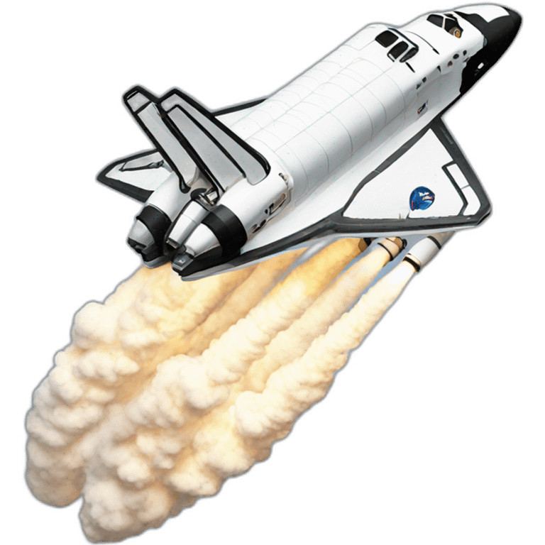 space shuttle emoji