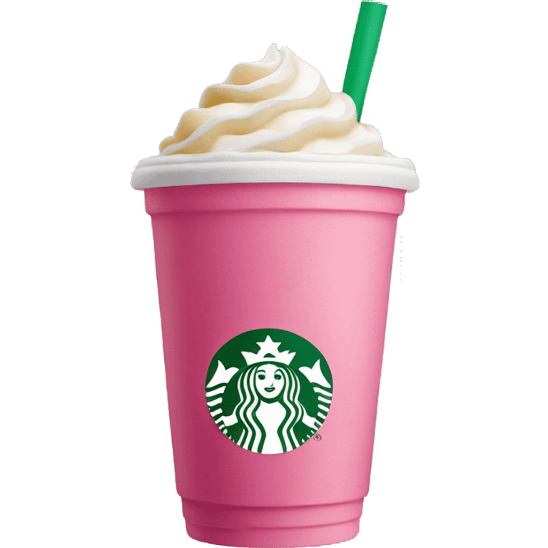 Starbucks pink drink emoji