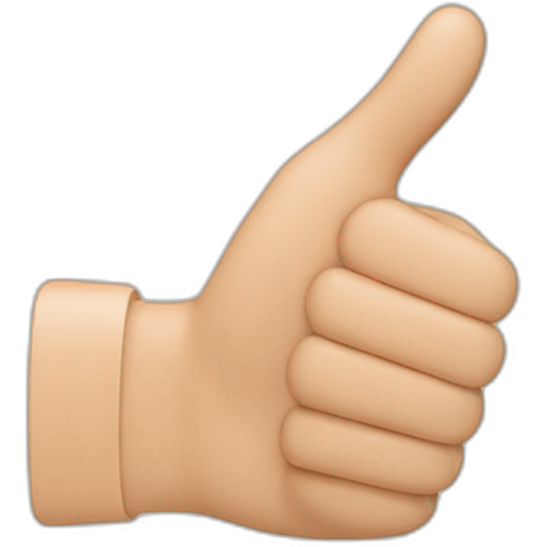 Thumb up with A hand splint emoji