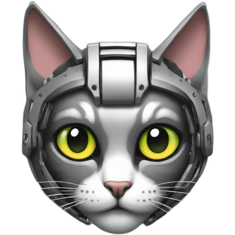 cyber punk cat emoji