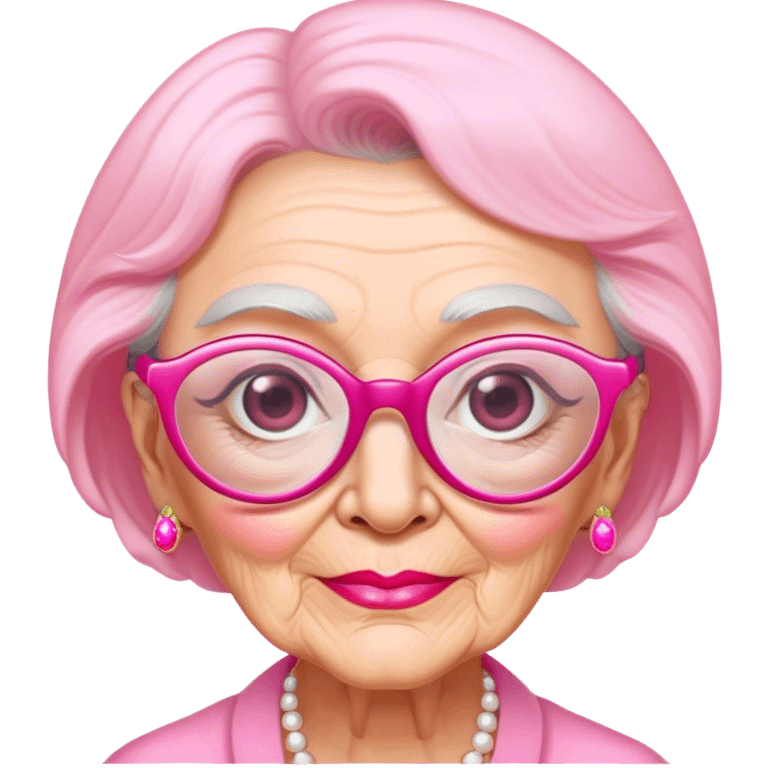 blunt grand maa with pink spects emoji